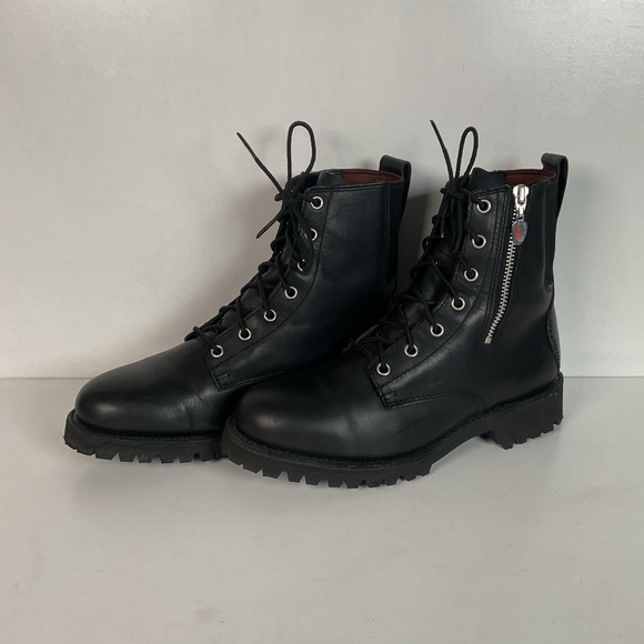 Vintage Red Wing Zipper Moto Boots 8.5 Men’s10 Women’s Style 1668 Vibram